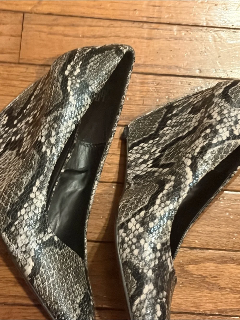 Express Women's Snakeskin Pumps/Heels 3 Heel Height - Size: 10